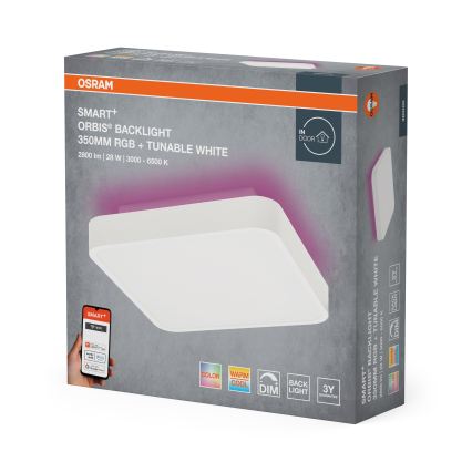 Osram - LED RGBW dimmelhető mennyezeti lámpatest SMART+ ORBIS LED/28W/230V 35x35 cm 2700-6500K Wi-Fi