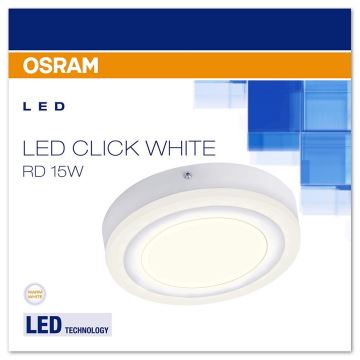 Osram - LED Szabályozható mennyezeti lámpa  CLICK 1xLED/15W/230V