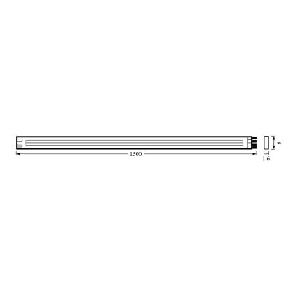 Osram - LED szalag FLEX COB 1,5m LED/7,5W/230V