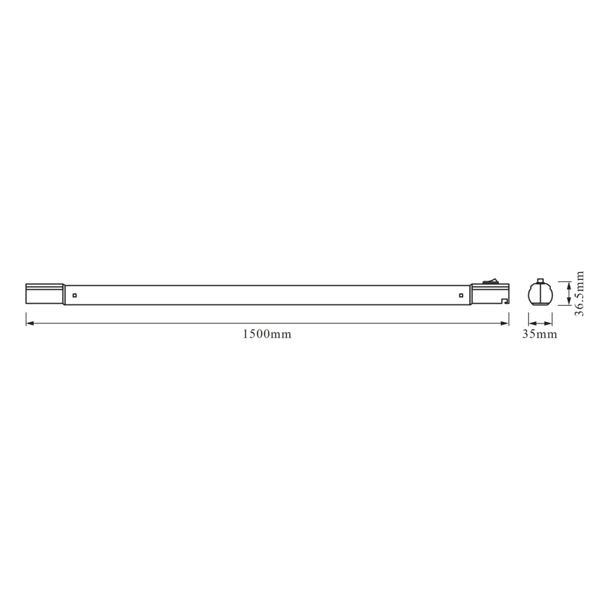 Osram - LED szekrény alatti lámpatest TUBEKIT LED/21,5W/230V 3000K 150 cm fehér