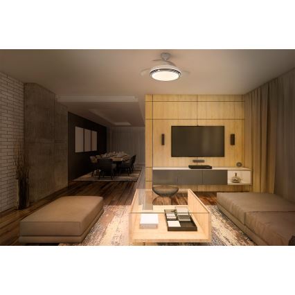 Osram - Fényerőszabályozható LED mennyezeti lámpa ventilátorral LEVECHE LED/36W/230V 3000/4000/6500K + távirányító