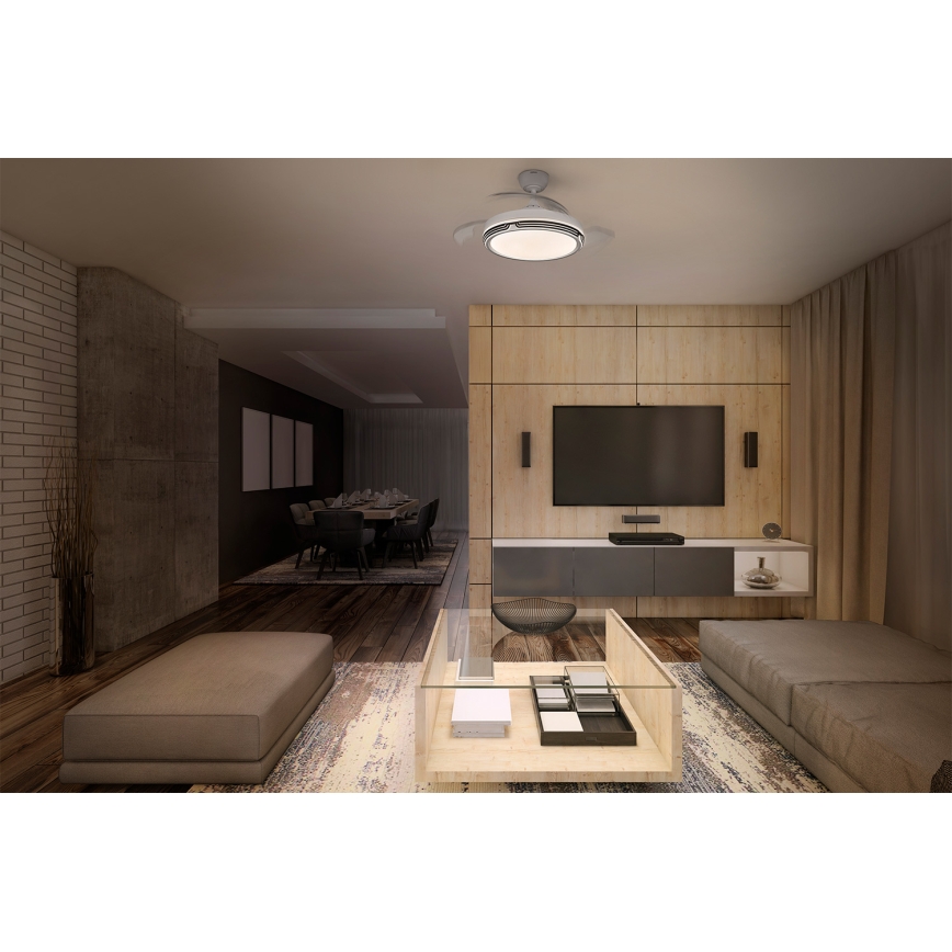 Osram - Fényerőszabályozható LED mennyezeti lámpa ventilátorral LEVECHE LED/36W/230V 3000/4000/6500K + távirányító
