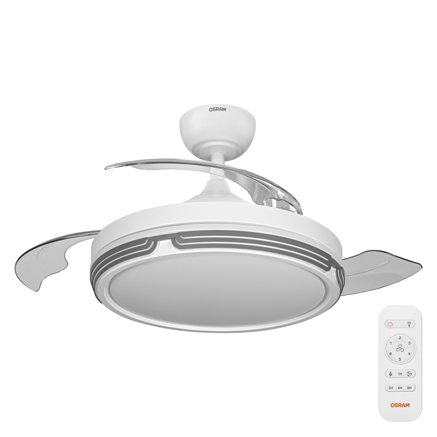 Osram - Fényerőszabályozható LED mennyezeti lámpa ventilátorral LEVECHE LED/36W/230V 3000/4000/6500K + távirányító