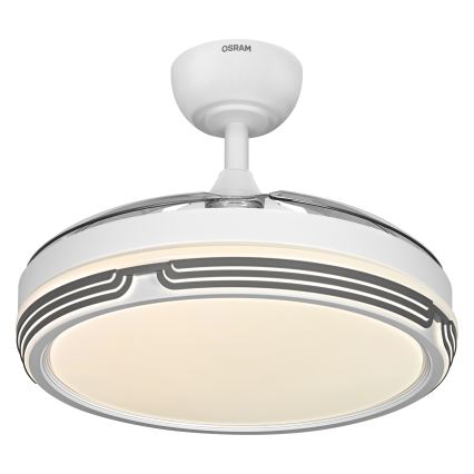 Osram - Fényerőszabályozható LED mennyezeti lámpa ventilátorral LEVECHE LED/36W/230V 3000/4000/6500K + távirányító