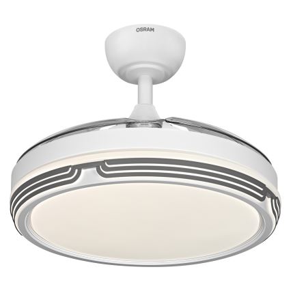 Osram - Fényerőszabályozható LED mennyezeti lámpa ventilátorral LEVECHE LED/36W/230V 3000/4000/6500K + távirányító