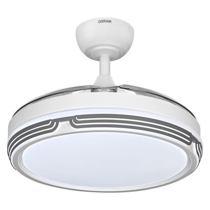Osram - Fényerőszabályozható LED mennyezeti lámpa ventilátorral LEVECHE LED/36W/230V 3000/4000/6500K + távirányító