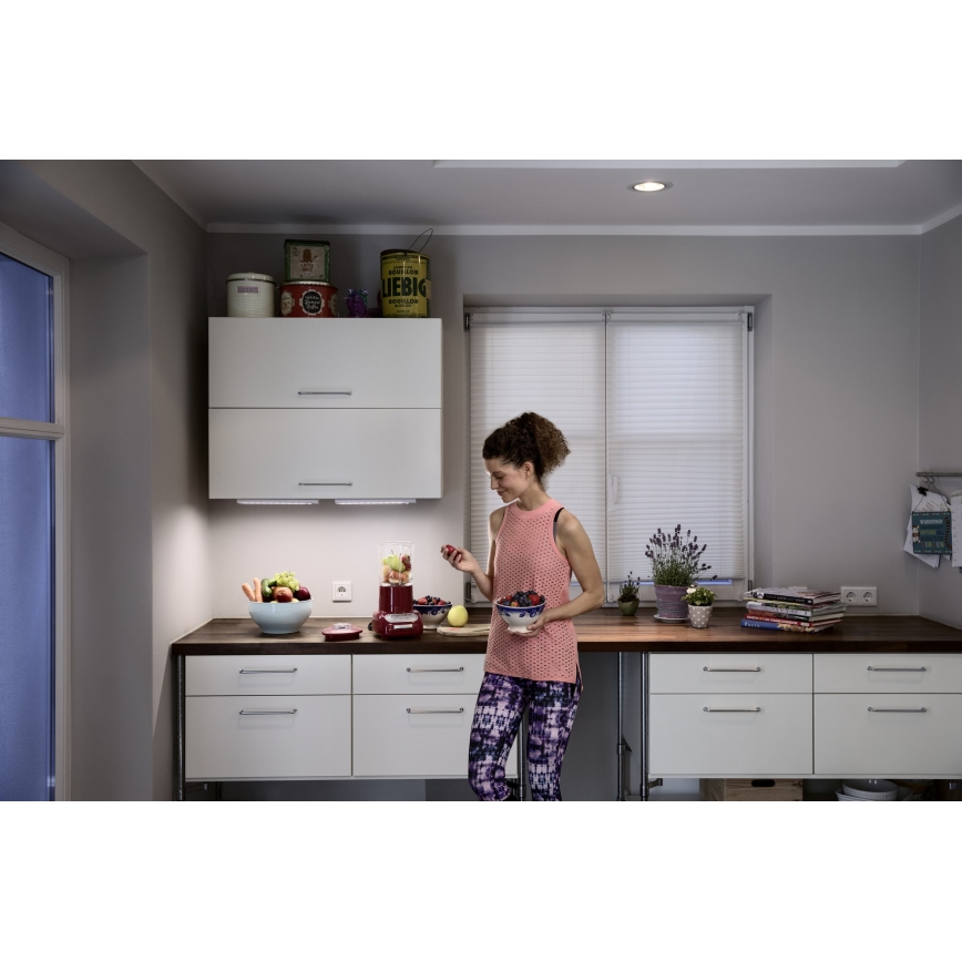 Osram - LED pult alá szerelhető lámpa mozgás- és alkonyérzékelővel LINEARLED LED/2,9W/9V 6xAA 4000K 31,4 cm fehér