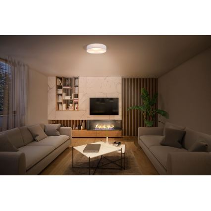 Osram - Mennyezeti lámpatest ORBIS PARIS 3xE27/25W/230V átm. 48 cm fehér