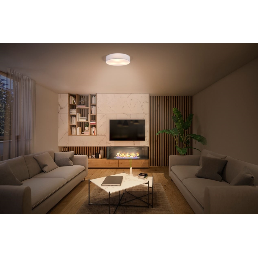 Osram - Mennyezeti lámpatest ORBIS PARIS 3xE27/25W/230V átm. 48 cm fehér