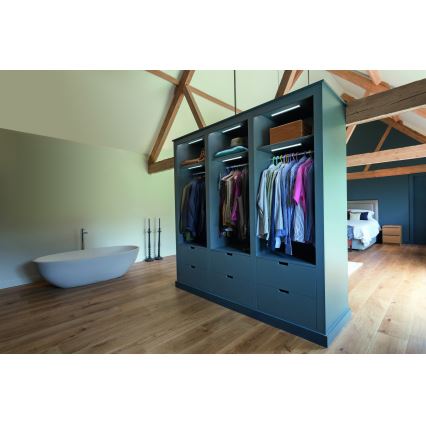 Osram - LED alá szerelhető lámpa mozgás- és alkonyérzékelővel MOBILE LED/1W/5V 500 mAh 20 cm fehér