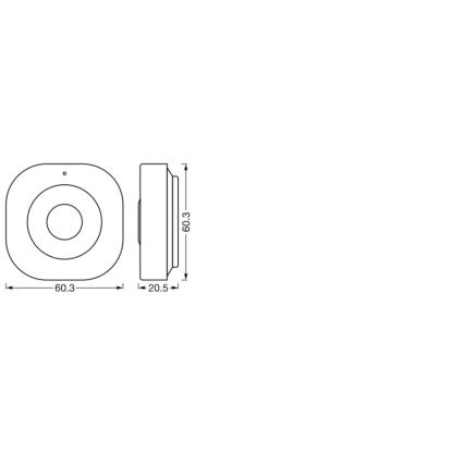Osram - Mozgásérzékelő SMART+ 3,7V Wi-Fi 500 mAh