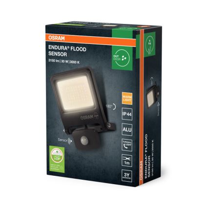 Osram - mozgásérzékelős LED reflektor ENDURA LED/30W/230V 3000K IP44