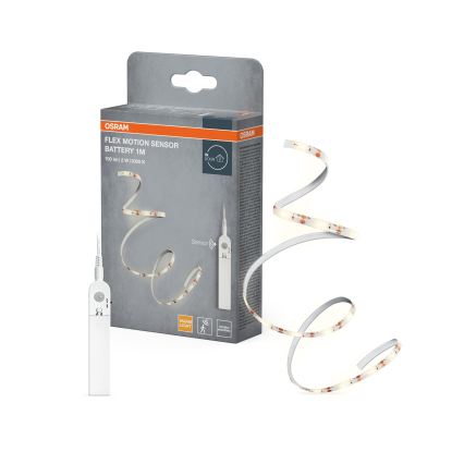 Osram - mozgásérzékelős LED szalag FLEX 1m LED/2W/4xAA