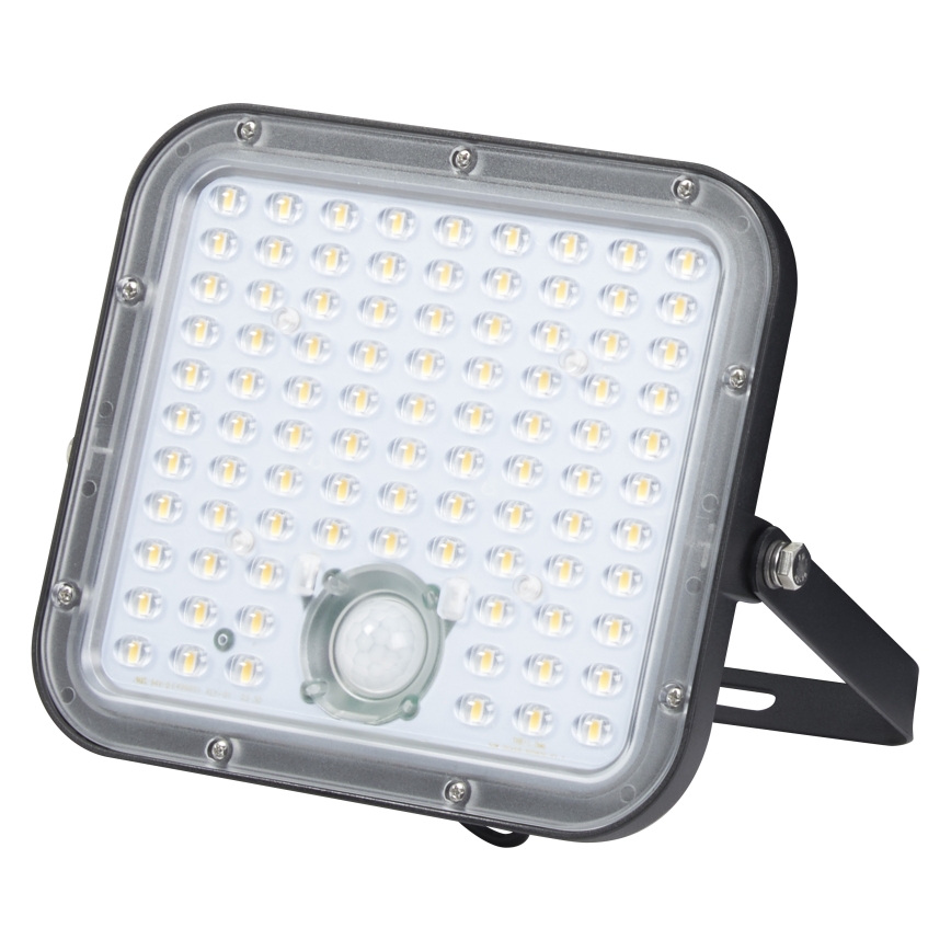 Osram - LED, fényerőszabályozható napelemes reflektor érzékelővel ENDURA LED/30W/6,4V 4000K IP65 fekete + távirányító