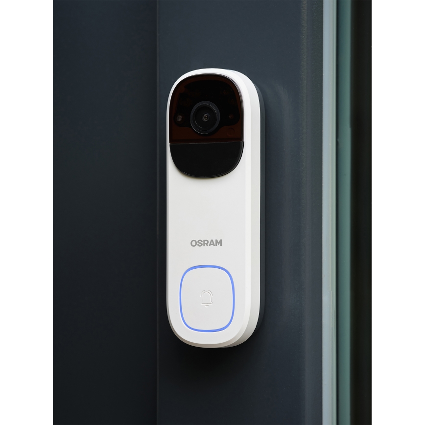Osram - Okos 2K videócsengő SMART+ 230V IP66 Wi-Fi érzékelővel