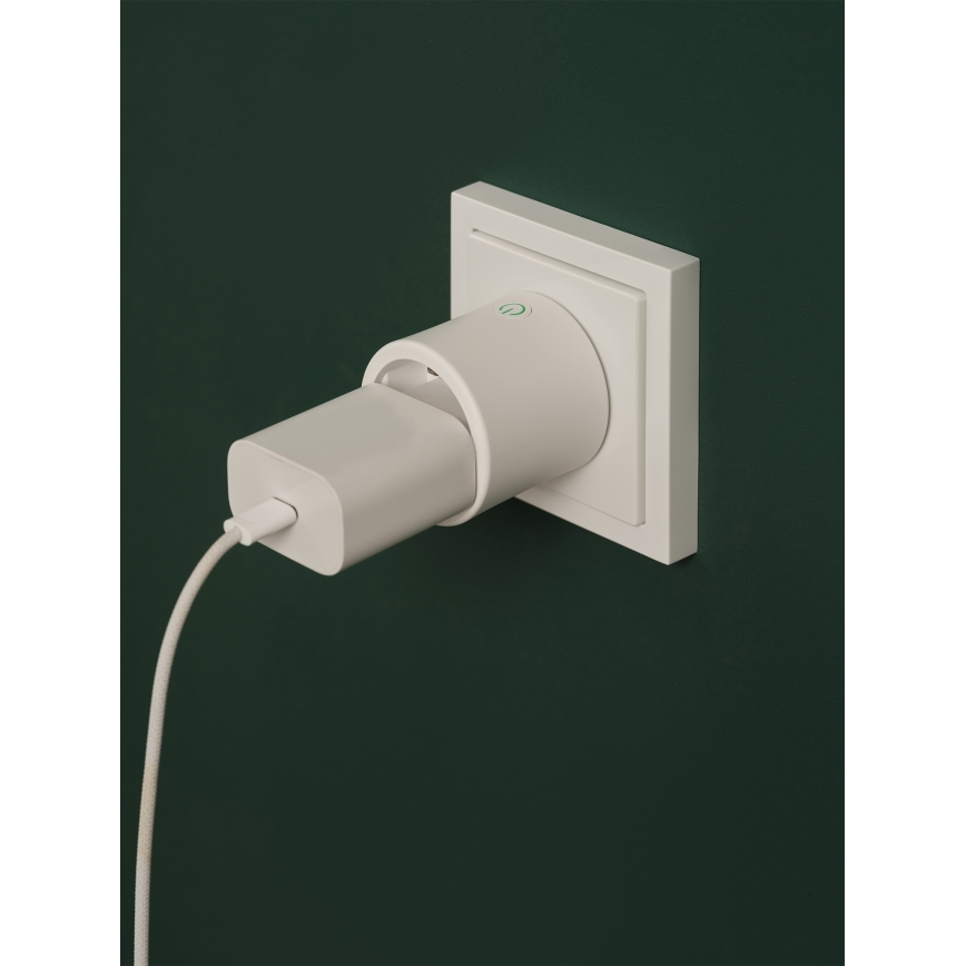 Osram - Okos konnektor SMART+ MATTER SCHUKO 2300W/230V/10A Wi-Fi fehér