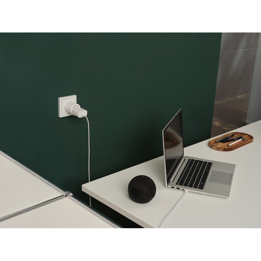 Osram - Okos konnektor SMART+ MATTER SCHUKO 2300W/230V/10A Wi-Fi fehér