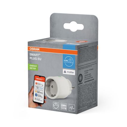 Osram - Okos konnektor SMART+ MATTER SCHUKO 2300W/230V/10A Wi-Fi fehér