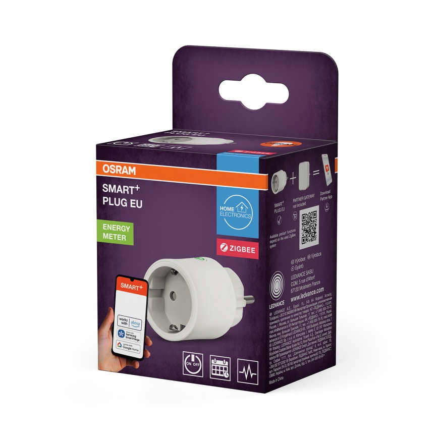 Osram - Okos konnektor SMART+ SCHUKO 2300W/230V/10A fehér