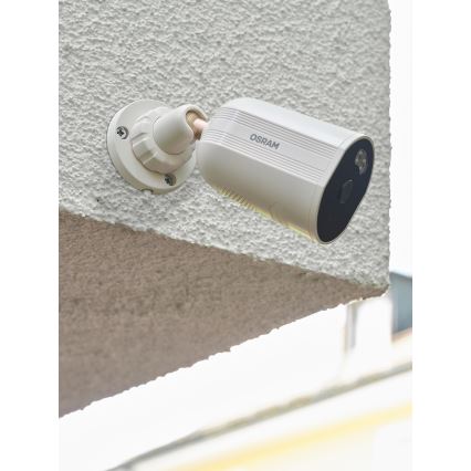 Osram - Okos kültéri kamera SMART+ 2K felbontású érzékelővel, 230V, IP67, Wi-Fi