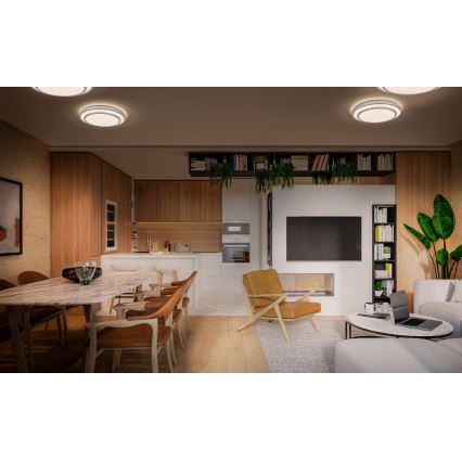 Osram - ORBIS BERLIN LED mennyezeti lámpa LED/36W/230V, átm. 49,2 cm, ezüst