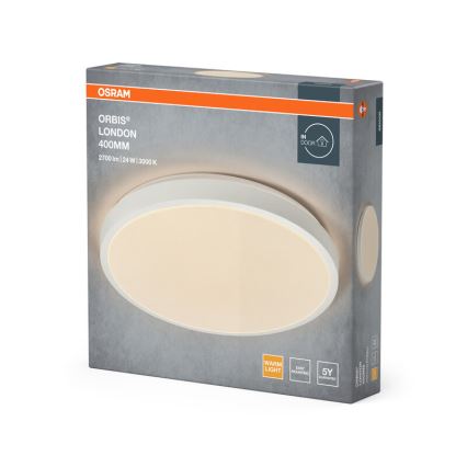 Osram - ORBIS LONDON LED mennyezeti lámpa 24W/230V, Ø 39,5 cm, fehér