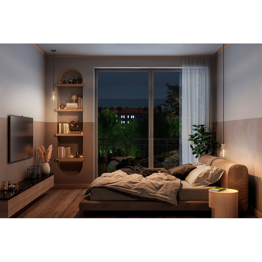 Osram - PENDULUM CYLINDER tápkábel 1xE27/15W/230V fa