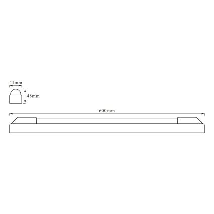 Osram - POWER BATTEN LED pult alatti lámpa 12 W, 230 V, 4000 K, 60 cm, fehér