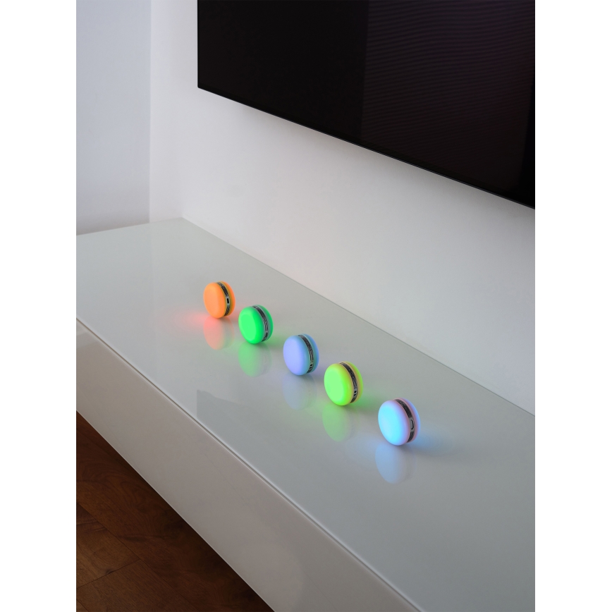 Osram - LED RGB fényerőszabályozható hangszóró SMART+ MACARON LED/1,75W/3,7V 450 mAh rózsaszín
