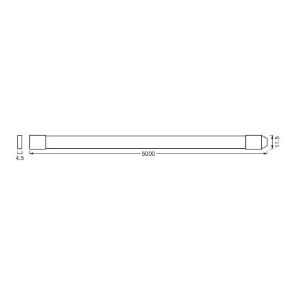 Osram - LED RGBW dimmelhető kültéri szalag SMART+ FLEX 5m LED/14,5W/230V 2700-6500K IP44 Wi-Fi