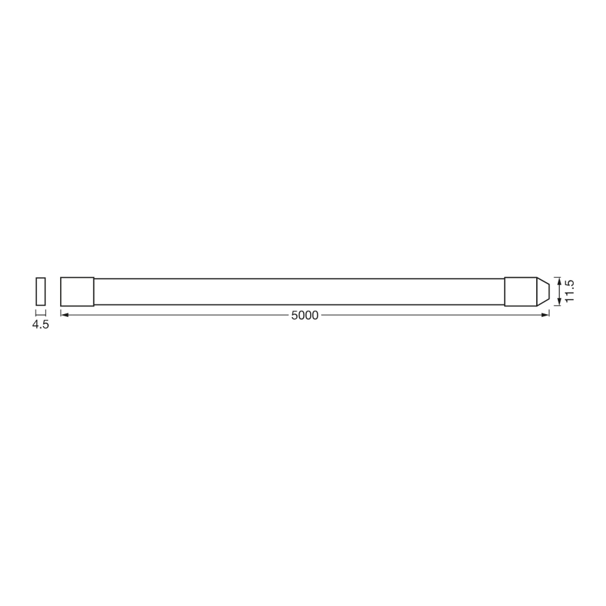 Osram - LED RGBW dimmelhető kültéri szalag SMART+ FLEX 5m LED/14,5W/230V 2700-6500K IP44 Wi-Fi