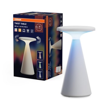 Osram - RGB LED fényerőszabályozható, érintésvezérelt, tölthető kültéri asztali lámpa SMART+ TWIST LED/1,35W/3,7V 1800 mAh IP44
