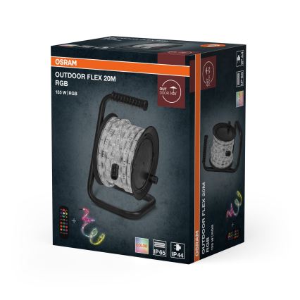 Osram - LED RGB dimmelhető kültéri szalag FLEX 20m LED/135W/230V IP65 + távirányító