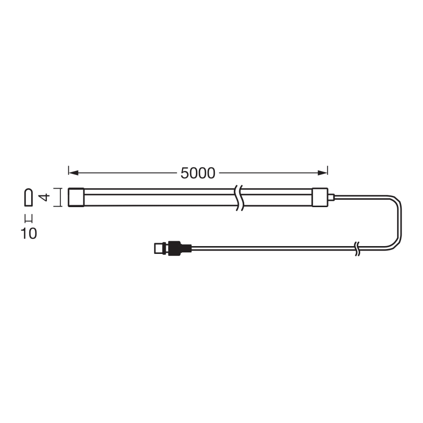 Osram - LED RGBW Dimmelhető napelemes szalag FLEX MAGIC 5m LED/1,6W/3,7V 2000 mAh IP44 + távirányító