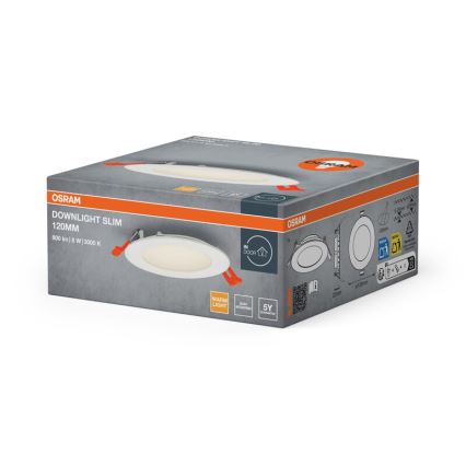 Osram - SLIM beépíthető LED lámpatest LED/8W/230V 3000K
