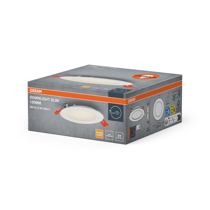 Osram - SLIM beépíthető LED lámpatest LED/8W/230V 3000K
