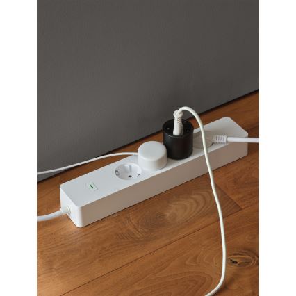 Osram - SMART+ MATTER SCHUKO okos dugalj 2300W/230V/10A Wi‑Fi fekete