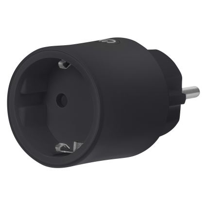 Osram - SMART+ MATTER SCHUKO okos dugalj 2300W/230V/10A Wi‑Fi fekete