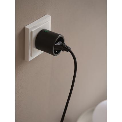 Osram - SMART+ Schuko okos dugalj 2300W/230V/10A fekete