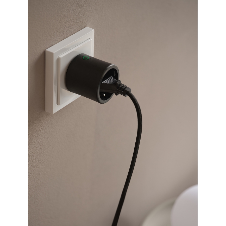 Osram - SMART+ Schuko okos dugalj 2300W/230V/10A fekete