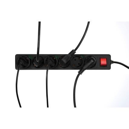 Osram - SMART+ Schuko okos dugalj 2300W/230V/10A fekete