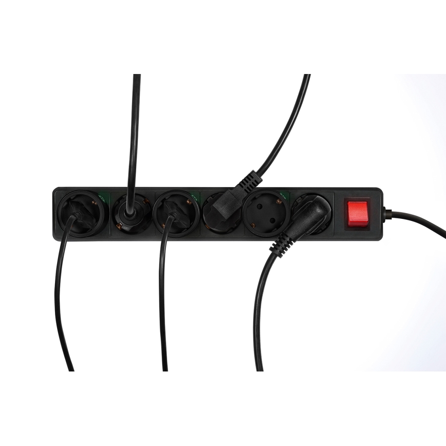 Osram - SMART+ Schuko okos dugalj 2300W/230V/10A fekete