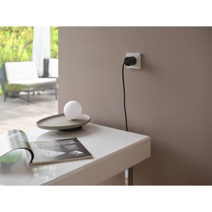 Osram - SMART+ Schuko okos dugalj 2300W/230V/10A fekete