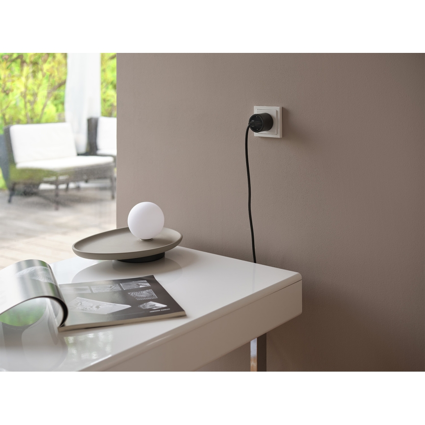 Osram - SMART+ Schuko okos dugalj 2300W/230V/10A fekete