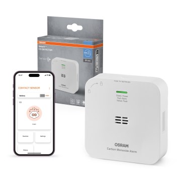 Osram - SMART+ szén-monoxid-érzékelő 2xAA Wi-Fi