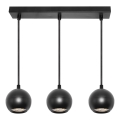 Osram - SPOT SPHERAL kábeles függőlámpa 3xGU10/6W/230V fekete