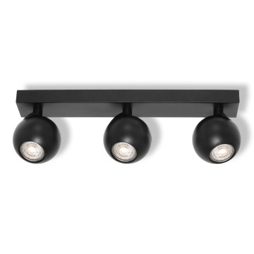 Osram - SPOT SPHERAL spotlámpa 3xGU10/6W/230V fekete