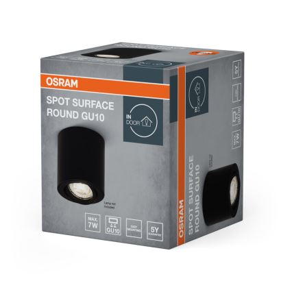 Osram - SPOT spotlámpa 1xGU10/7W/230V fekete