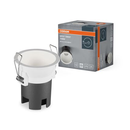 Osram - SPOT TWIST beépíthető LED lámpatest LED/5W/230V 4000K Ø 7 cm fehér