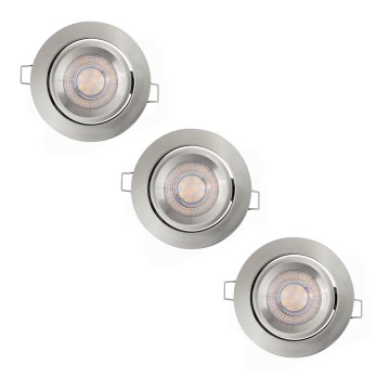 Osram - SZETT 3x dimmelhető beépíthető LED lámpatest LED/4,9W/230V
